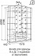 Шкаф для одежды четырехдверный с зеркалом Виктория №2