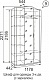 Шкаф для одежды трехдверный без зеркала Виктория №9